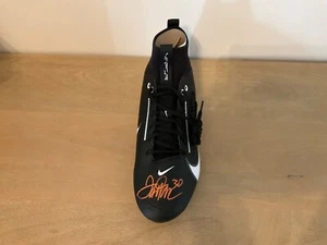 TERRELL DAVIS AUTOGRAPHED SIGNED NIKE VAPOR CLEAT DENVER BRONCOS RADTKE COA - Picture 1 of 5