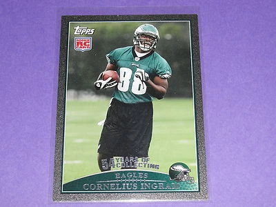 2009 Topps CORNELIUS INGRAM #415 Black RC/54 Philadelphia EAGLES Florida GATORS - Image 1 of 2