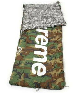 Supreme x The Northface Camo Domolite Sleeping bag s/s 11 camp box logo - Picture 1 of 8