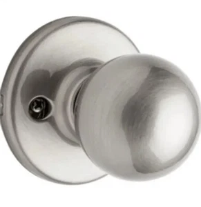 The Supply Point Warwick DUMMY DOOR KNOB Grade 3 SATIN NICKEL 100034 NIB Closet - Picture 1 of 3