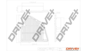 Dr!ve+ Luftfilter DP1110.10.0462 für HONDA - Bild 1 von 1
