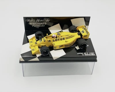 Minichamps 1/43 1987 Lotus Honda 99T - Nakajima- F1 - 870011 - Image 1 of 4