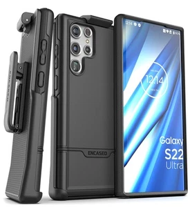Rebel Designed for Samsung Galaxy S22 Ultra Belt Clip Case, Protective Shockp... - Picture 1 of 8