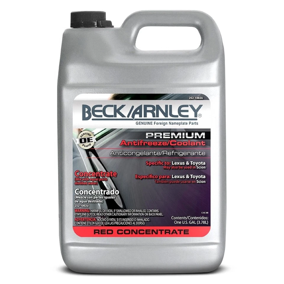 Beck Arnley Premium Concentrated  Engine Coolant, 1 Gallon Foto 1 de 1