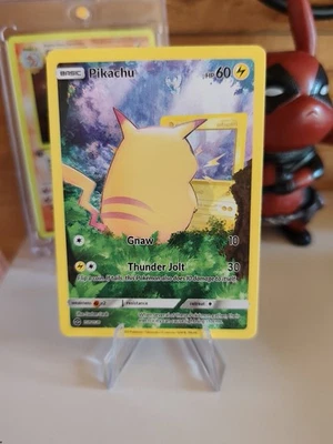 Pokemon Pikachu Porträt– Fan Art Karte – Full Art – Custom – Van Gogh –  - Bild 1 von 2