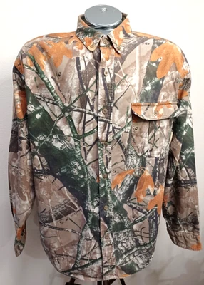 Outfitters Ridge Camo Hunting Shirt with button down Collar Sz XL  46/48, ,0095 - Image 1 of 4