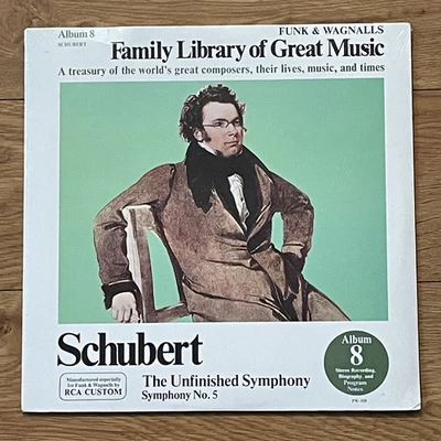 Schubert LP: "The Unfinished Symphony" more, #8 in series, 1975, FACTORY-SEALED - Image 1 of 4