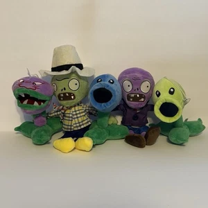 Lote de 5 plantas de peluche Plants vs Zombies PvZ - Imagen 1 de 5