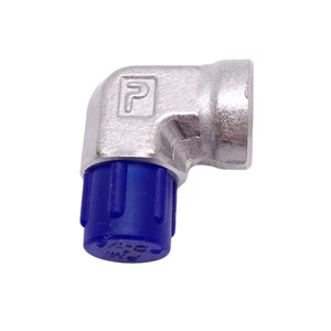 Parker 2-2 SE-SS Elbow Pipe Fitting, 90°, 1/8in NPT Male to Female, 7000psi Max - Picture 1 of 4