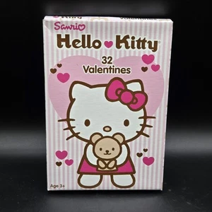 Hello Kitty Valentines Day Cards Very Cute RARE Set 32 Exchange Sanrio 2008 NOS - Picture 1 of 11