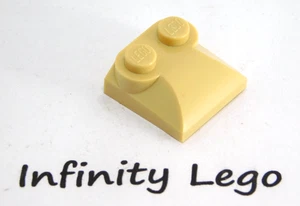 5 LEGO Tan / Beige Slope Curved Brick 2 x 2 with Curved End (47457) 5 Pieces - Picture 1 of 1
