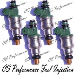 OEM Denso Fuel Injectors Set for 1993-1994 Dodge Plymouth Colt 2.4L 93 94 2.4 - Picture 1 of 1