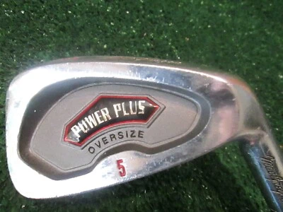 Golf MacGregor Power Plus Oversize 5 Iron Golf Club Stiff Steel Shaft Pro Grip - Image 1 of 4