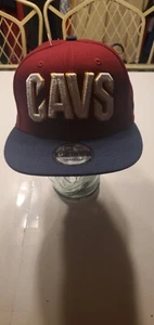 Cleveland Cavaliers NBA New Era 9fifty snapback hat maroon - Picture 1 of 4