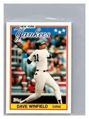 1988 Topps UK Minis Dave Winfield #85 - Image 1 of 2