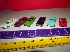 LOTTO 6 RUOTE CALDE '64 CONTINENTAL X 3 '68 COUGAR '62 FORD MUSTANG CONCEPT + 1 - Foto 1 di 8