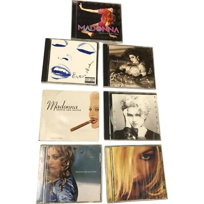 Madonna Lot 7 CDs Confessions on a Dance Floor, Erotica,  Like A Virgin and More - Image 1 of 4