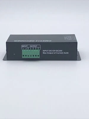 DMX 4CH Digital Display Decoder Dimming Driver LED DMX512 For RGBW Strip Light - Image 1 of 4