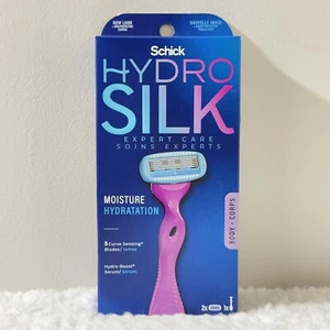 Schick Hydro Silk Expert Care Moisture Hydration Razor Handle + 2 Cartridges New - Picture 1 of 2