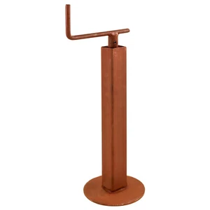 Stütze Stützfuß Schlepper Anhänger 50mm Vierkant Last 500kg Hub 175mm mechanisch - Bild 1 von 5