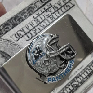 Carolina Panthers Football Helmet Money Clip Emblem - Picture 1 of 3