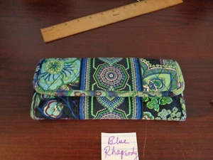 Vera Bradley Trifold Clutch Blue Rhapsody - Picture 1 of 10