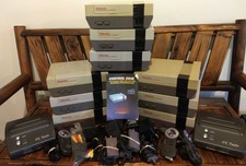 Nintendo NES-001 Console Lot 9 NES & 2 FC Twin Consoles 5 Rf Switch 6 AC Power 