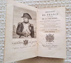 C1 NAPOLEON DER GROSSE Geschichte Frankreich Jugend 1812 komplett 2 illustrierte Bände selten - Bild 1 von 15