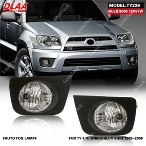 Halogen Fog Light Bumper Frame Cover Daytime Running Light For Toyota 4 Runner - Picture 1 of 9