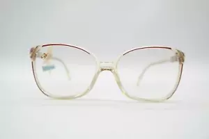 Vintage Stepper SI 201 Transparent Weinrot Oval Brille Brillengestell NOS - Bild 1 von 6