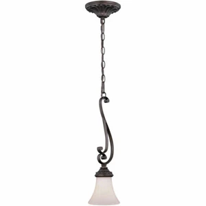 Vaxcel P0266 Avenant Venetian Bronze Mini Pendant Ceiling Light - Picture 1 of 4