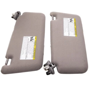 Pair Sun Visors Left Driver & Right Passenger for Toyota Camry 2007-2011 Gray - Picture 1 of 8