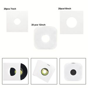 Convenient Vinyl Record Storage Bags Pack of 20 12inch 10inch 7 inch Sleeves