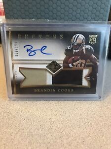 2014 Brandin Cooks Panini Limited 3 Color Rc Patch Auto /199 RAMS 