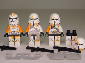LEGO Star Wars Utapau Clone Trooper Lot of 3 w/ Waist Capes! + Extras - 75036!