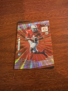 Tarjeta de novato 2021 Prestige Xtra Points Sunburst #203 Justin Fields - Imagen 1 de 2