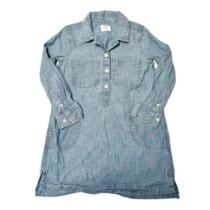 Crewcuts Chambray Pocket Dress Size 6  - Picture 1 of 6