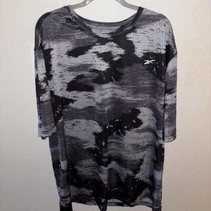 Reebok Speedwick T-Shirt Men's 3XL XXXL Gray Camo Short Sleeve Athletic - Bild 1 von 4