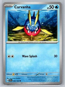 Carvanha #042/162 SV05: Temporal Forces Common - Pokemon Cards G36 - Picture 1 of 2