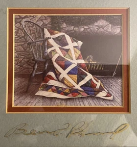 Ben Richmond Picture - Double Matted & Framed - Picture 1 of 3