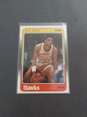 88-89 Fleer Doc Rivers #3 Hawks - Image 1 of 2