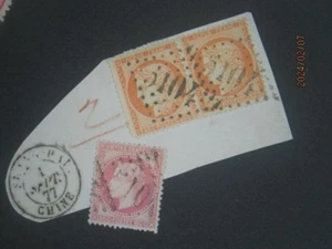1862-71 "France Office in China" 5104-Shanghai cancel/cxl (Germany/us/Sc#Japan) - Picture 1 of 8