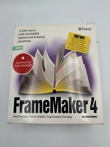 Vintage FrameMaker 4 Software Suite For Macintosh - Afbeelding 1 van 3
