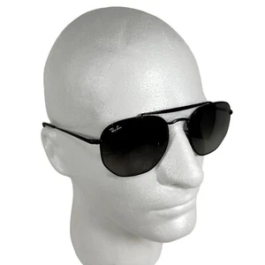 Ray Ban The Marshal Sonnenbrille RB3648 002/71 schwarzes Gestell schwarze Gläser - Bild 1 von 10