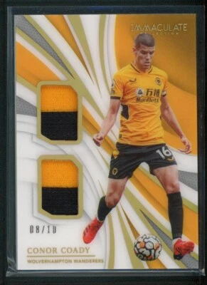 2021 CONOR COADY 08/10 PATCH PANINI IMMACULATE COLLECTION PREMIER LEAGUE - Image 1 of 2