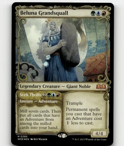 FOIL - MTG Beluna Grandsquall (Showcase) 285 - Wilds of Eldraine - Picture 1 of 1