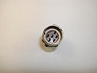 Conector macho ITT Cannon 6 pines estándar serie K WK-6 sello seguro Foto 1 de 4