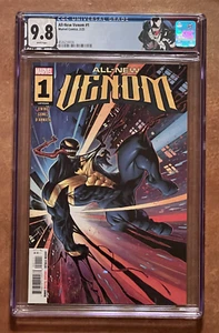 All New Venom #1 CGC 9.8  Adam Kubert (Cover A) " LTD CUSTOM VENOMIZED HEADER" - Picture 1 of 3