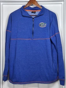 Florida Gators Mujer Grande Azul 1/4 Cremallera Pullover Chaqueta Sudadera Coliseo - Imagen 1 de 6