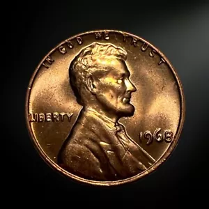 1968 P Philadelphia Lincoln Memorial Penny (BU) Brilliant Uncirculated - Picture 1 of 2